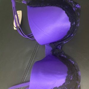 Victoria’s Secret purple laced bra